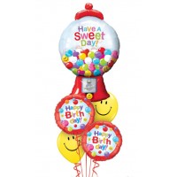 Композиция из шаров "Букет на день рождения" , , 3990 р., Композиция "Букет на день рождения" , , Влюблённым